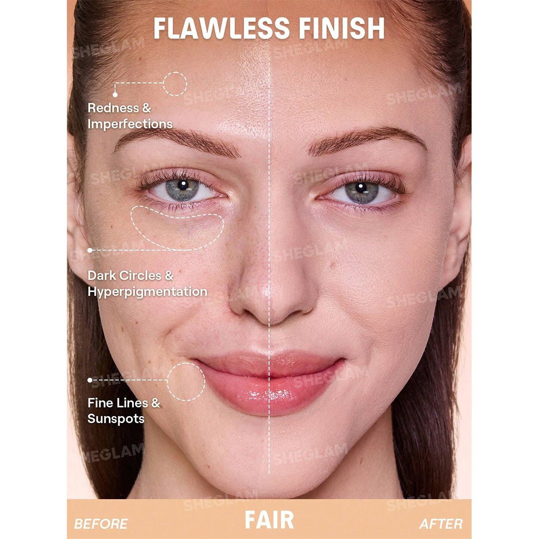 SHEGLAM Lock & Go Long-Lasting Cushion Foundation Foundation - XOXO cosmetics