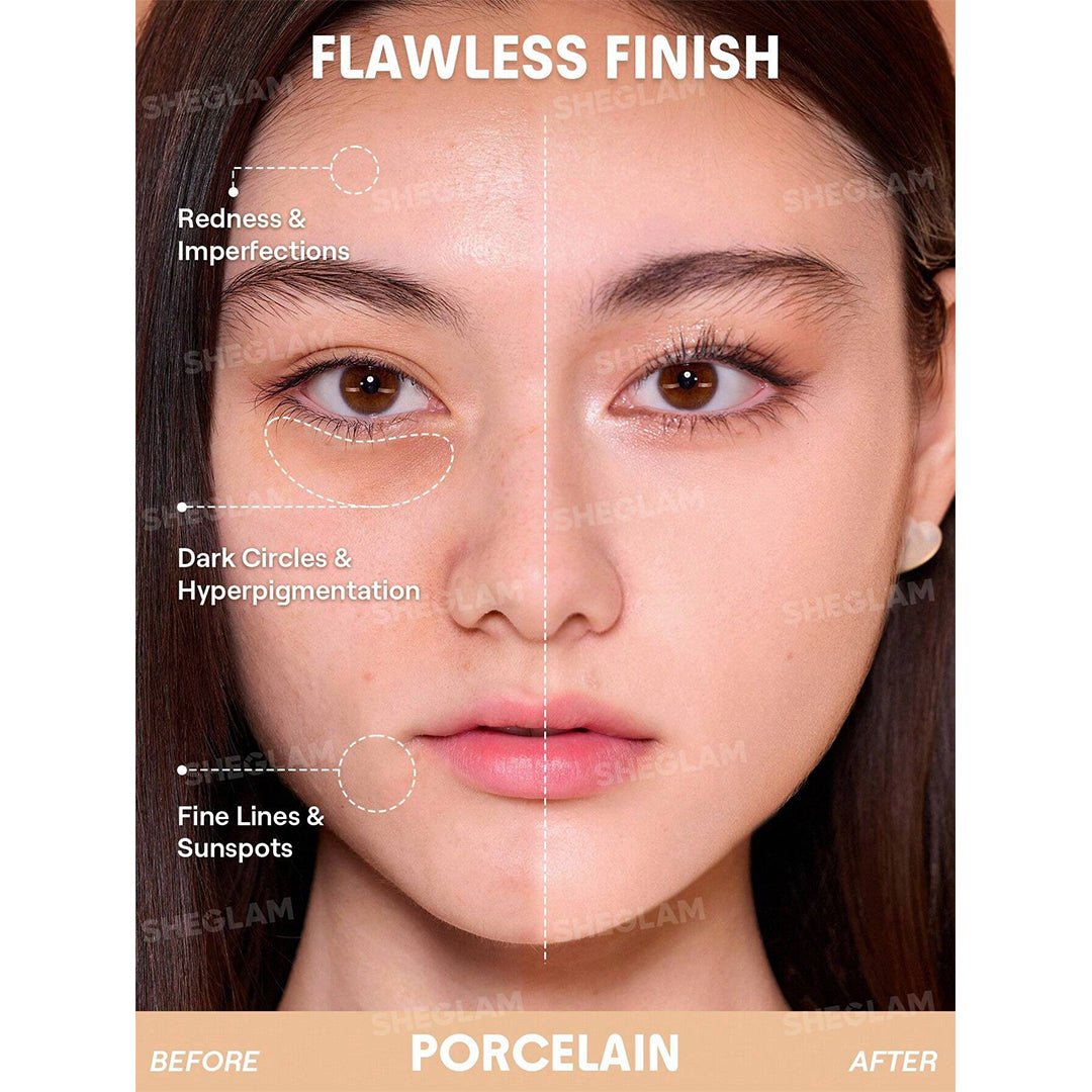 SHEGLAM Lock & Go Long-Lasting Cushion Foundation Foundation - XOXO cosmetics