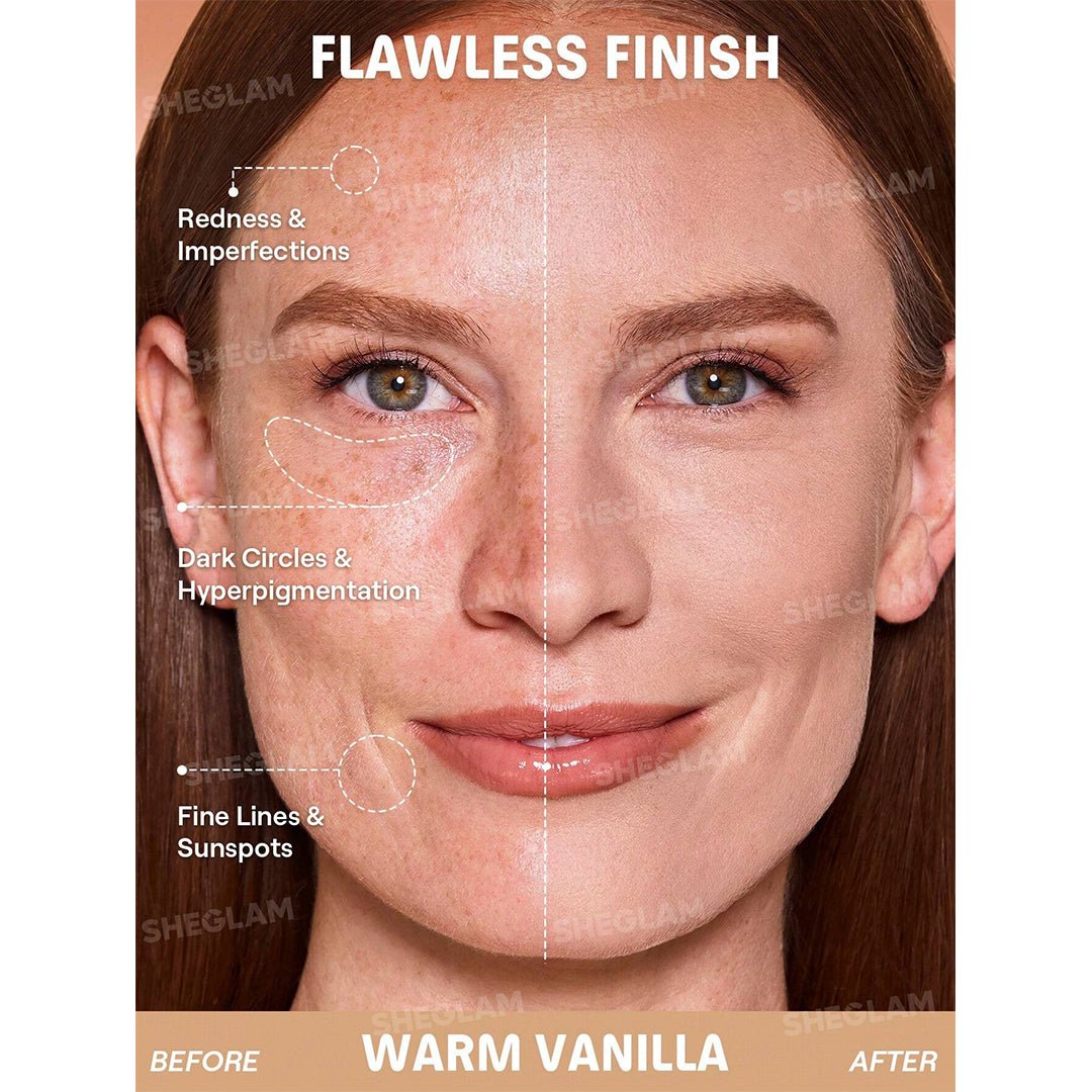 SHEGLAM Lock & Go Long-Lasting Cushion Foundation Foundation - XOXO cosmetics