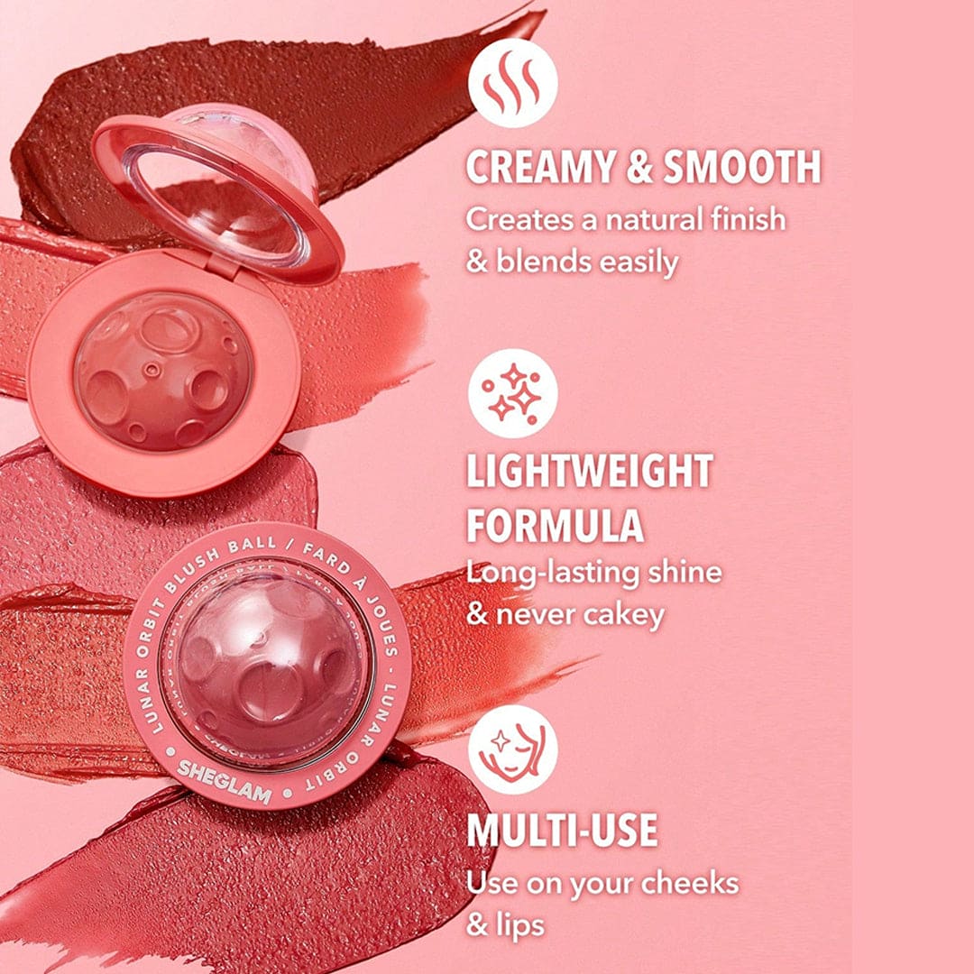 SHEGLAM Lunar Orbit Blush Ball Blusher - XOXO cosmetics