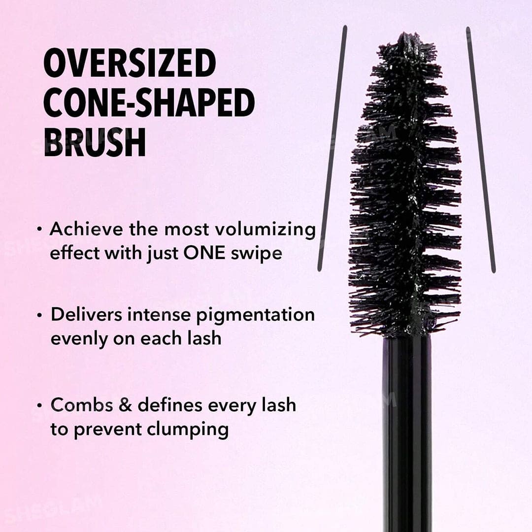 SHEGLAM Max Impact Extreme Volumizing Mascara Mascara - XOXO cosmetics