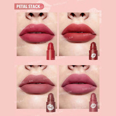 SHEGLAM Mega Lip Stacks - Petal Stack Lipstick - XOXO cosmetics