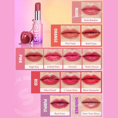 SHEGLAM Mirror Kiss High-Shine Lipstick Lip Balm - XOXO cosmetics