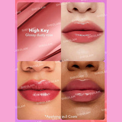 SHEGLAM Mirror Kiss High-Shine Lipstick Lip Balm - XOXO cosmetics