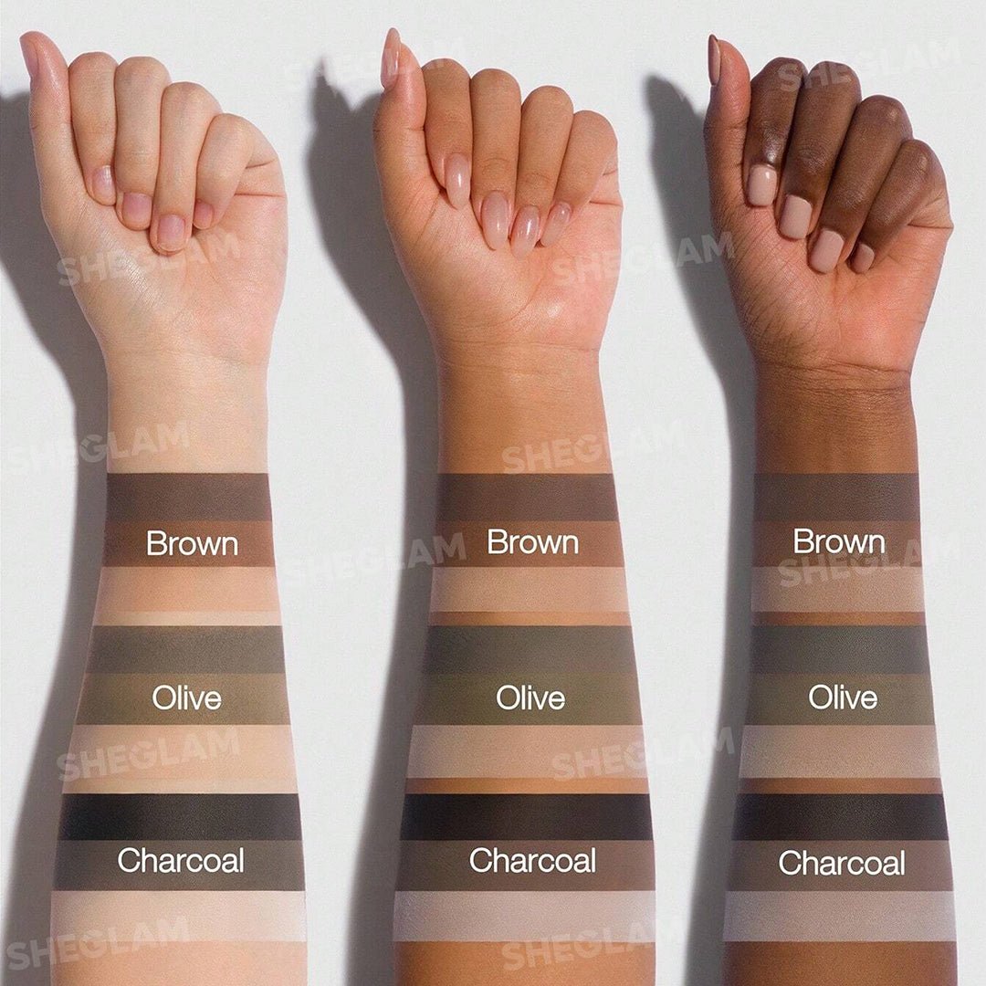 SHEGLAM Puff Brow Palette - Brown Eyebrow - XOXO cosmetics