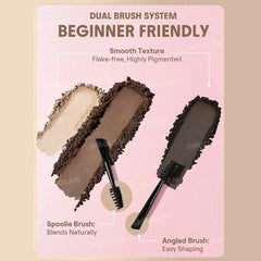 SHEGLAM Puff Brow Palette - Brown Eyebrow - XOXO cosmetics