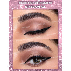 SHEGLAM Rosé LINE & DEFINE Waterproof Liquid Eyeliner - Black Eyeliner - XOXO cosmetics