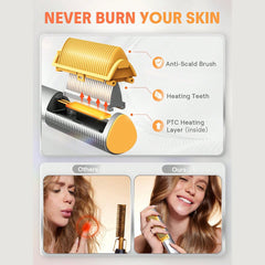 SHEGLAM SLeek Chic 3D Thermal Straightening Brush * Global Item Hair Tools - XOXO cosmetics