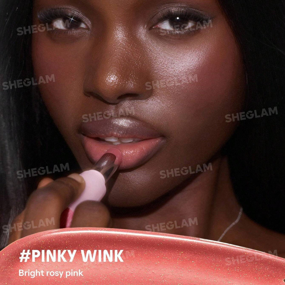 SHEGLAM Silk Slip Lip Oil Balm - 107 Pinky Wink Lip Balm - XOXO cosmetics