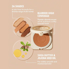 SHEGLAM Skin Focus High Coverage Powder Foundation Foundation - XOXO cosmetics