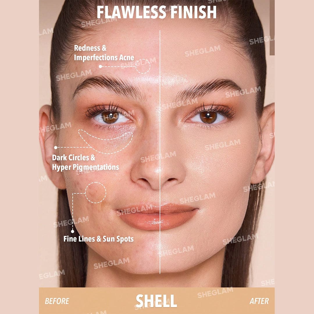 SHEGLAM Skin Magnet High Coverage Foundation Stick-Peach Foundation - XOXO cosmetics