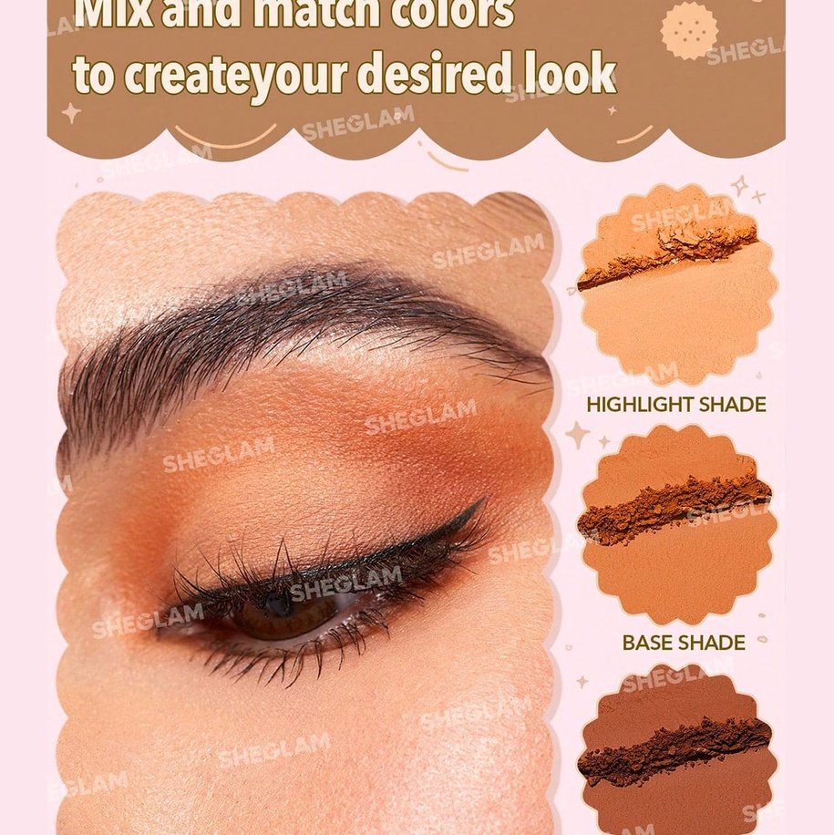 SHEGLAM Smart Cookie Shadow Stack Eyeshadow - XOXO cosmetics
