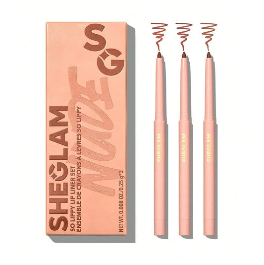 SHEGLAM So Lippy Lip Liner Set - Au Naturel Lip Liner - XOXO cosmetics