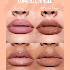 SHEGLAM So Lippy Lip Liner Set - Au Naturel Lip Liner - XOXO cosmetics