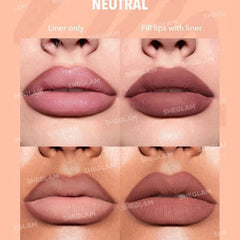 SHEGLAM So Lippy Lip Liner Set - Au Naturel Lip Liner - XOXO cosmetics