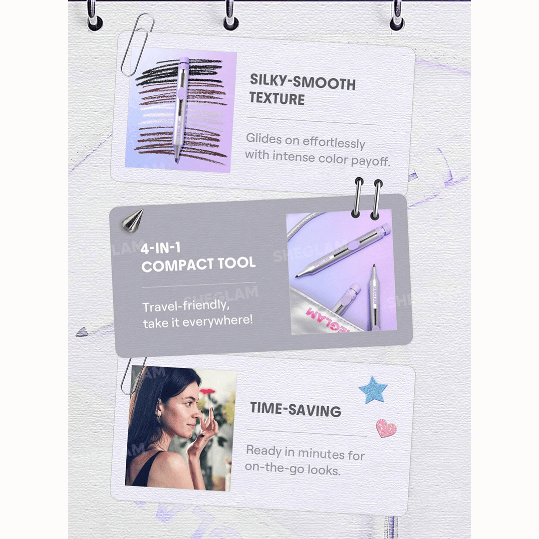 SHEGLAM The Everywhere 4-In-1 Liner Pen Lip Liner - XOXO cosmetics