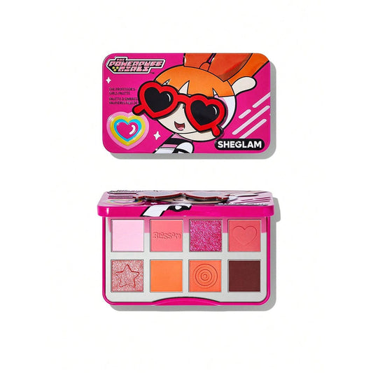 SHEGLAM The Powerpuff Girls X The Professor's Girls Palette - The Leader Eyeshadow - XOXO cosmetics