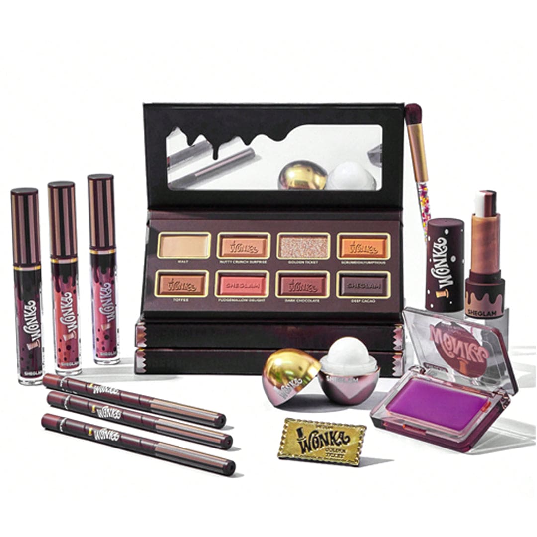 SHEGLAM Willy wonka Full Collection Set – XOXO Beauty & Cosmetics