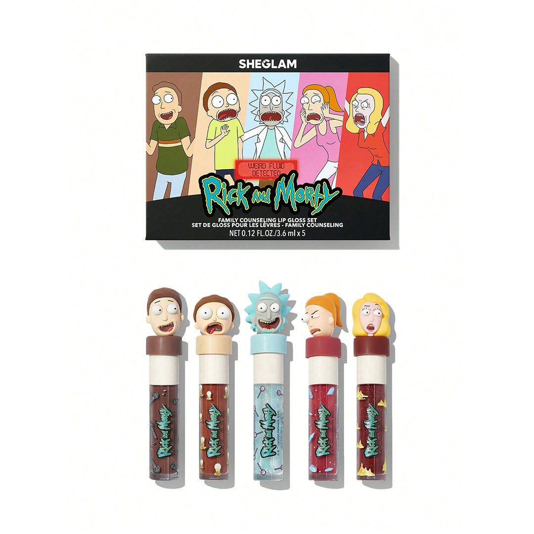 SHEGLAM X Rick and Morty Family Counseling Lip Gloss Set Lip Set - XOXO cosmetics