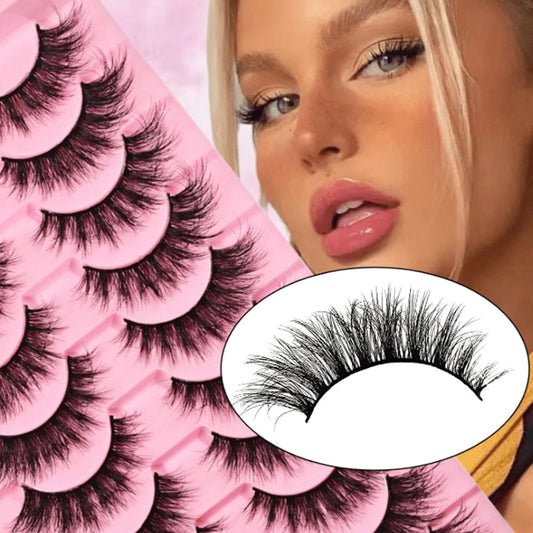 SHEIN - 10 Pairs New False Eyelashes 3D Effect Eyelashes Eyelashes - XOXO cosmetics