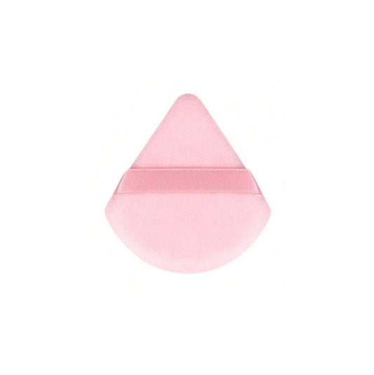 SHEIN 1pcs Triangle Shaped Velvet Powder Puff Makeup Tools - XOXO cosmetics