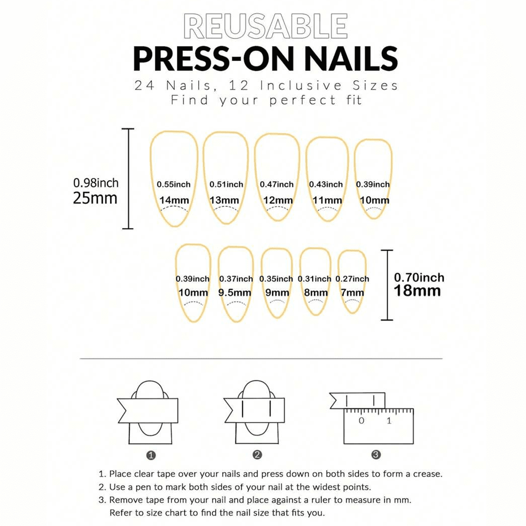 SHEIN 24pcs Short Almond Pink French Style Press On Nails Press On Nails - XOXO cosmetics