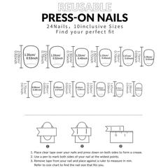 SHEIN 24pcs Short Oval 3D Flower & Pearl Design Press On Nails Press On Nails - XOXO cosmetics