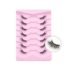 SHEIN - 7 Pairs Half Lashes Fluffy Soft 3D Faux Mink Eye Lashes Eyelashes - XOXO cosmetics