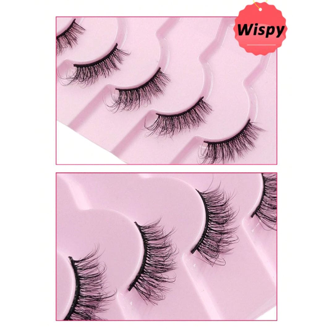 SHEIN - 7 Pairs Half Lashes Fluffy Soft 3D Faux Mink Eye Lashes Eyelashes - XOXO cosmetics