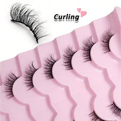 SHEIN - 7 Pairs Half Lashes Fluffy Soft 3D Faux Mink Eye Lashes Eyelashes - XOXO cosmetics