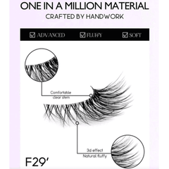 SHEIN 9 Pairs Cat Eye Faux Mink Eyelashes Eyelashes - XOXO cosmetics