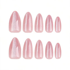 SHEIN Cat Eye Medium Almond Shaped Press On Nails Press On Nails - XOXO cosmetics