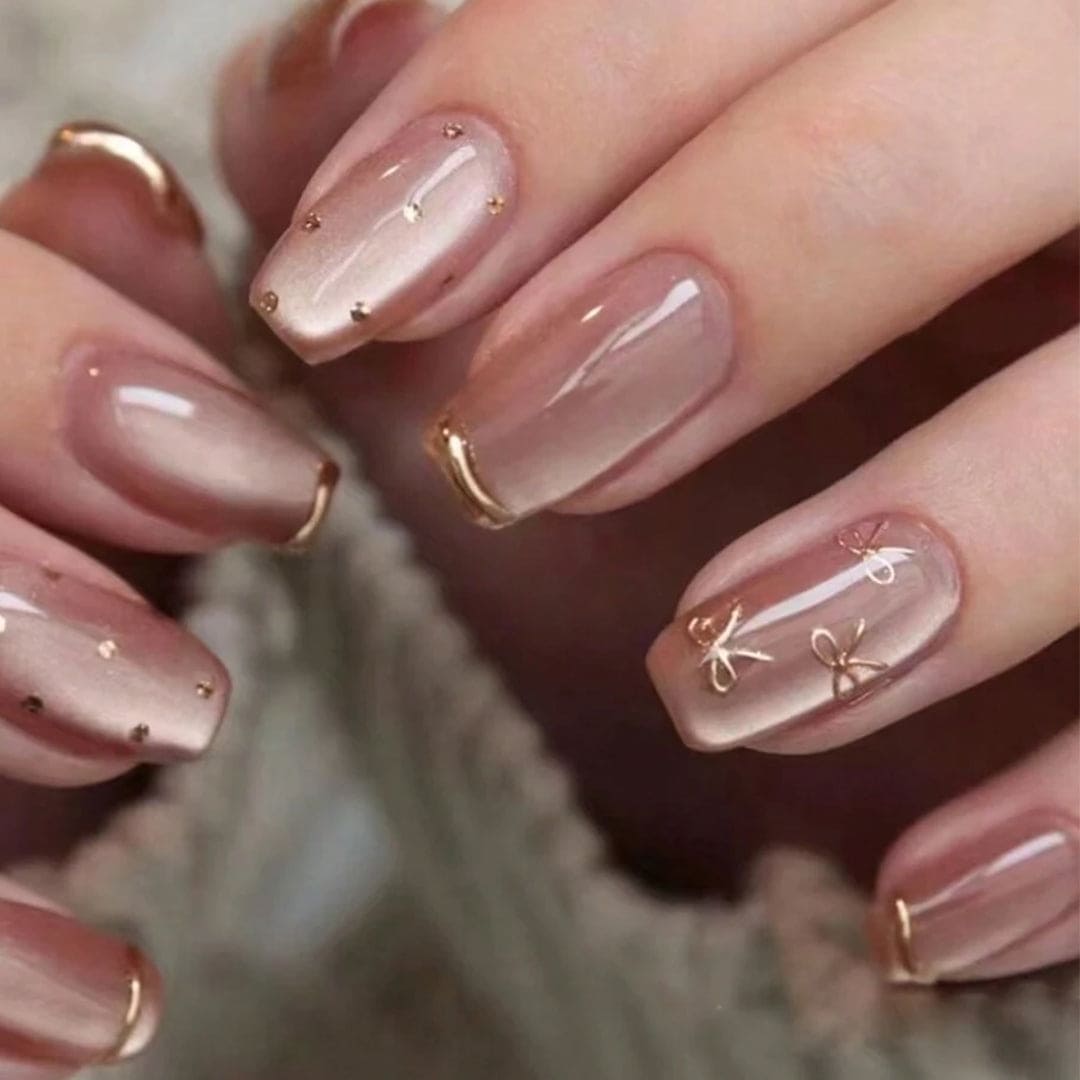 SHEIN Elegant And Minimalist Coffin-Shaped Press On Nails Press On Nails - XOXO cosmetics