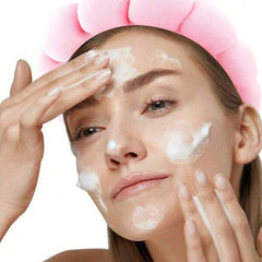 SHEIN Face Washing Headband + 2 Face Washing Wrist Straps Set Skin Tools - XOXO cosmetics