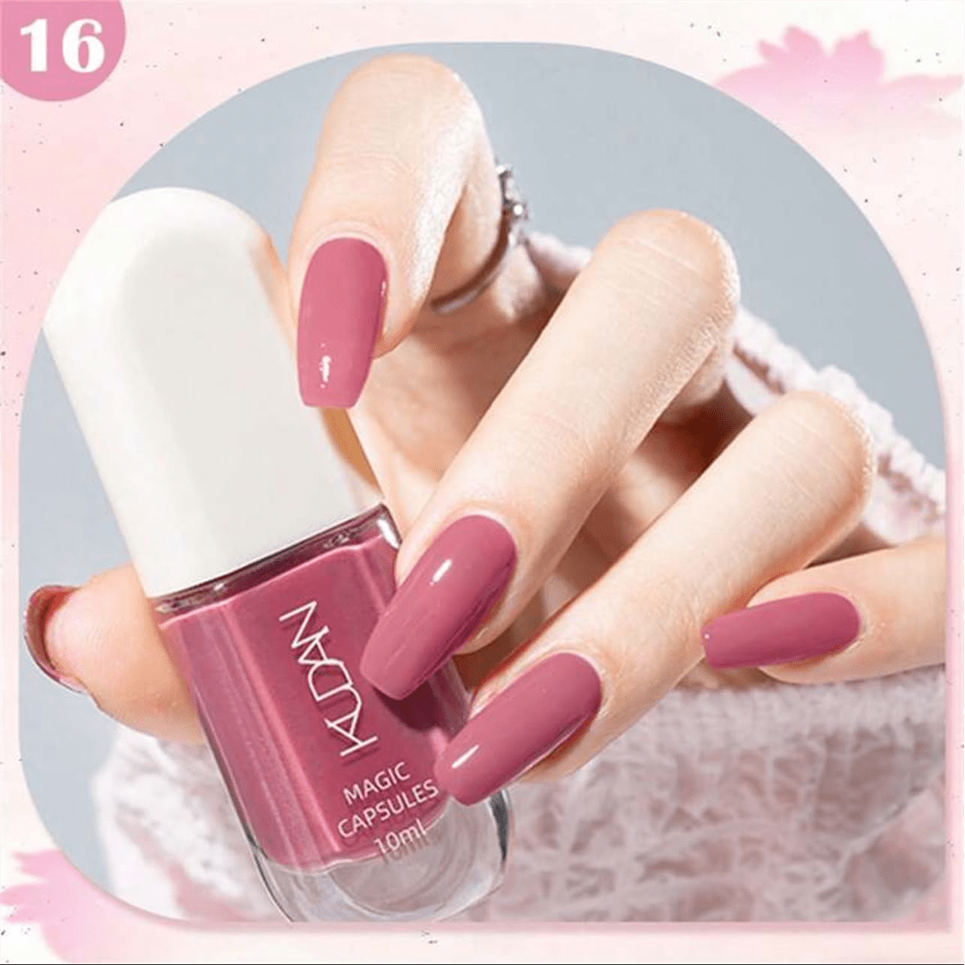 SHEIN - KUDAN Star River Dream Peelable Nail Polish Nude Pink Style Nail Polish - XOXO cosmetics