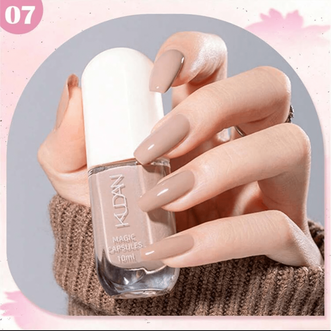 SHEIN - KUDAN Star River Dream Peelable Nail Polish Nude Pink Style Nail Polish - XOXO cosmetics