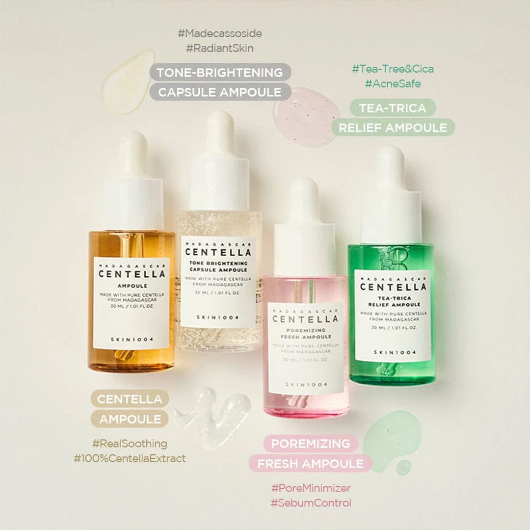 SKIN1004 Centella Madagascar Ampoule Kit Skin Care Set - XOXO cosmetics