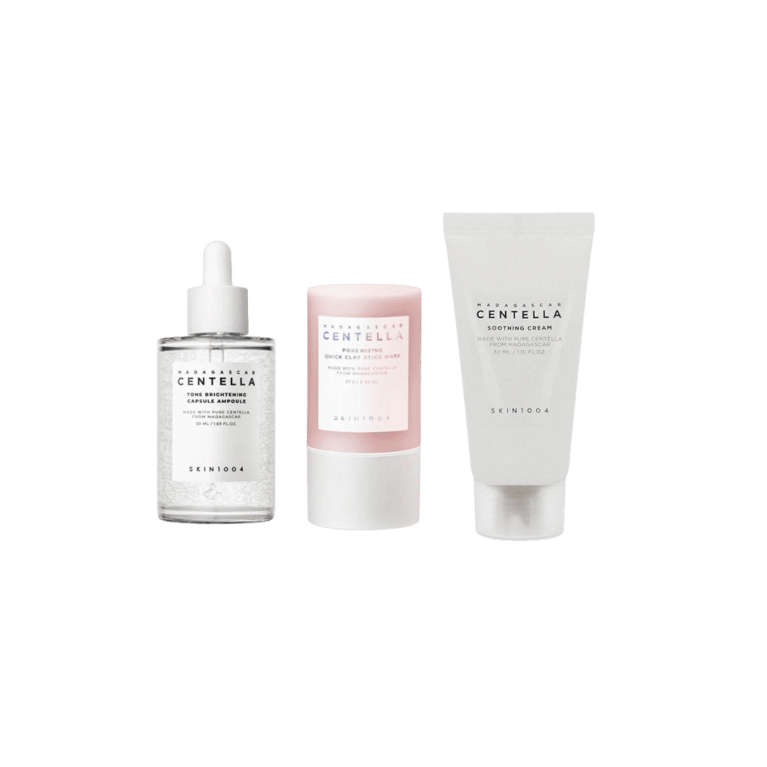 SKIN1004 Madagascar Centella Radiance Booster Trio Face Kit - XOXO cosmetics