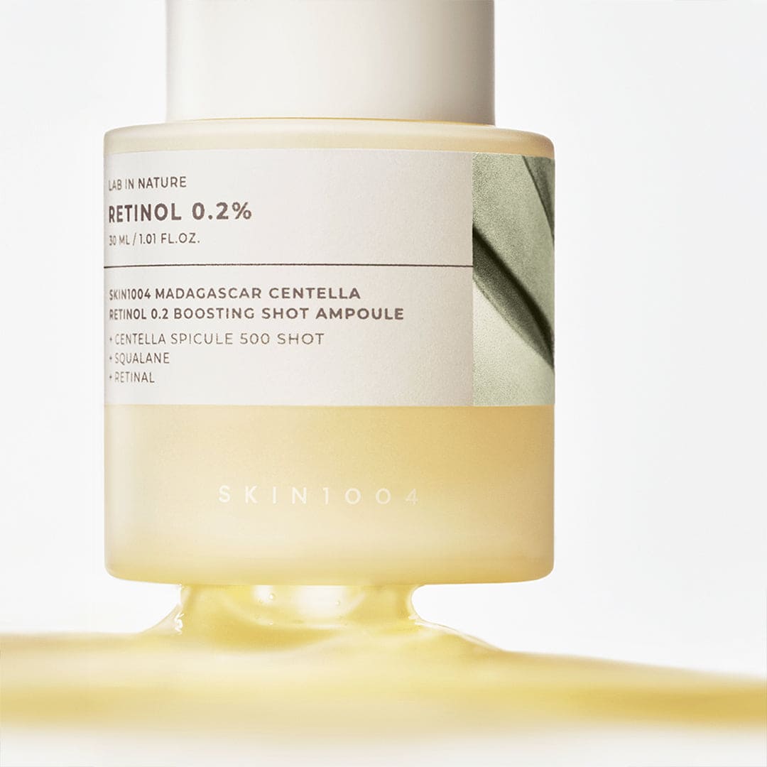 SKIN1004 Madagascar Centella Retinol 0.2 Boosting Shot Ampoule - 30ml Face Serum - XOXO cosmetics