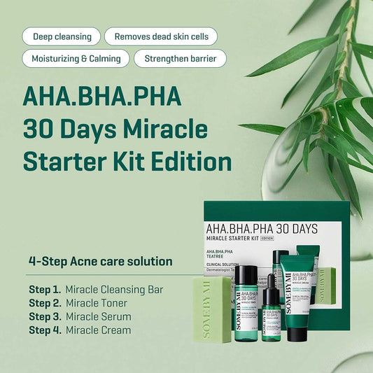 SOME BY MI AHA-BHA-PHA 30 Days Miracle Starter Kit Cleanser - XOXO cosmetics