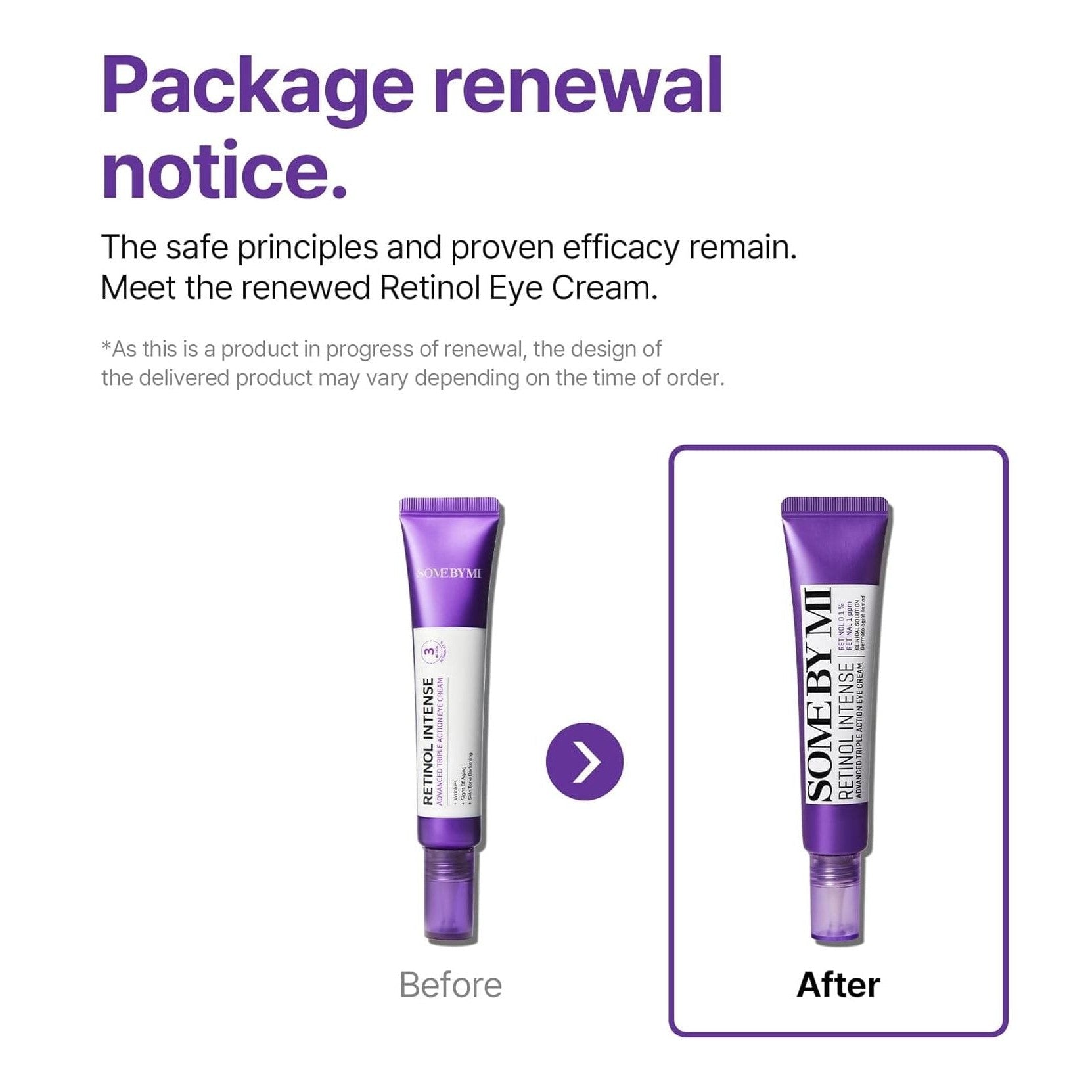 SOME BY MI Retinol Intense Advanced Triple Action Eye Cream Eye Cream - XOXO cosmetics