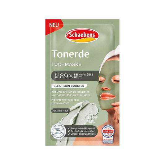 Schaebens Clay Sheet Mask Face Mask - XOXO cosmetics