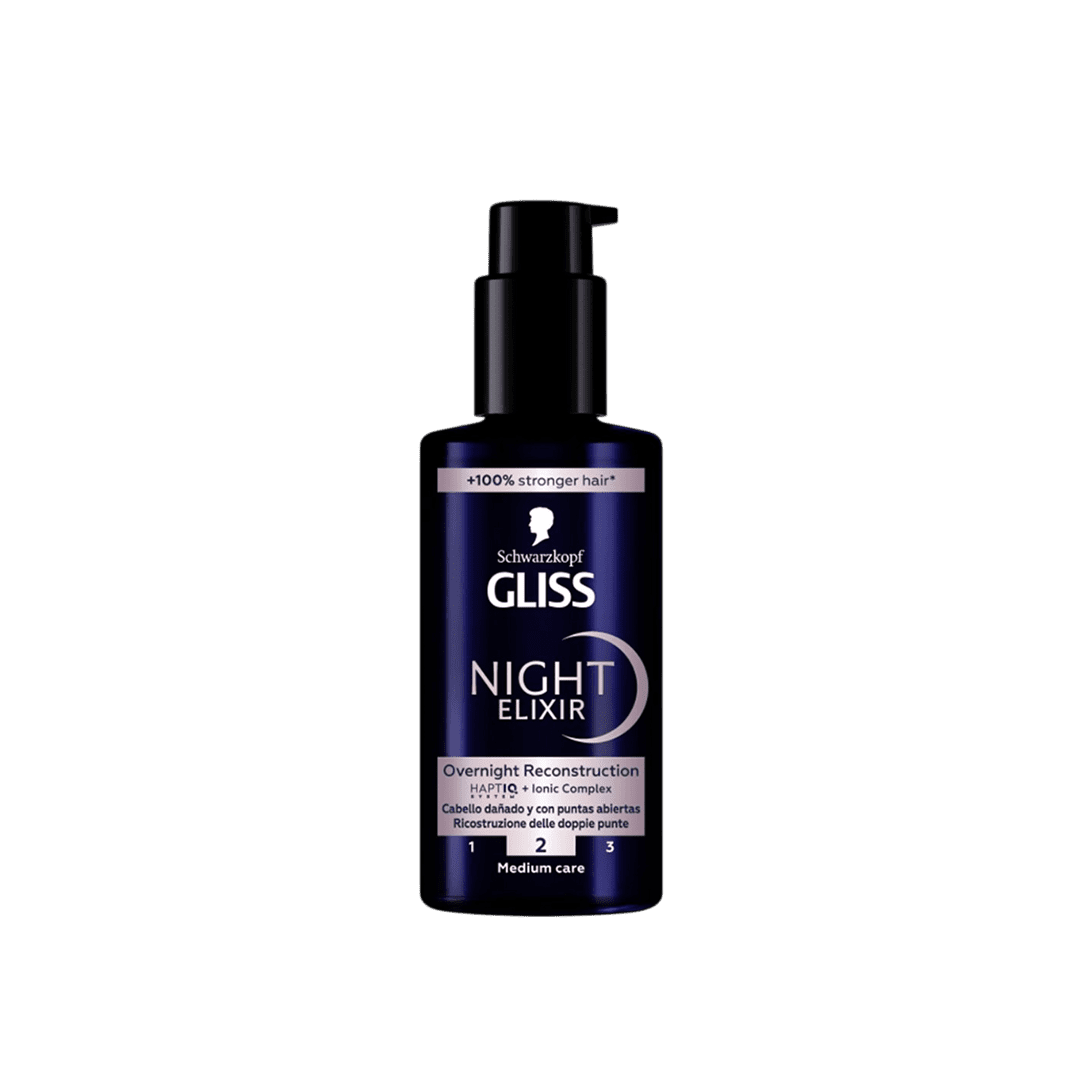 Schwarzkopf Gliss Hair Treatment Night Elixir Ultimate Repair - 100ml Hair Treatment - XOXO cosmetics