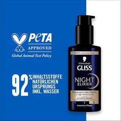 Schwarzkopf Gliss Hair Treatment Night Elixir Ultimate Repair - 100ml Hair Treatment - XOXO cosmetics
