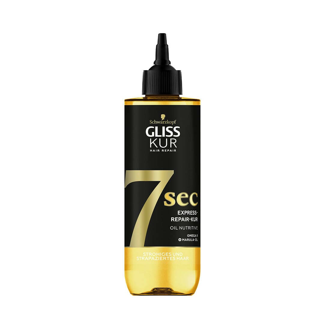 Schwarzkopf Gliss KUR Hair Repair - 7 Sec EXPRESS-REPAIR-KUR - 200ml Hair Oil - XOXO cosmetics