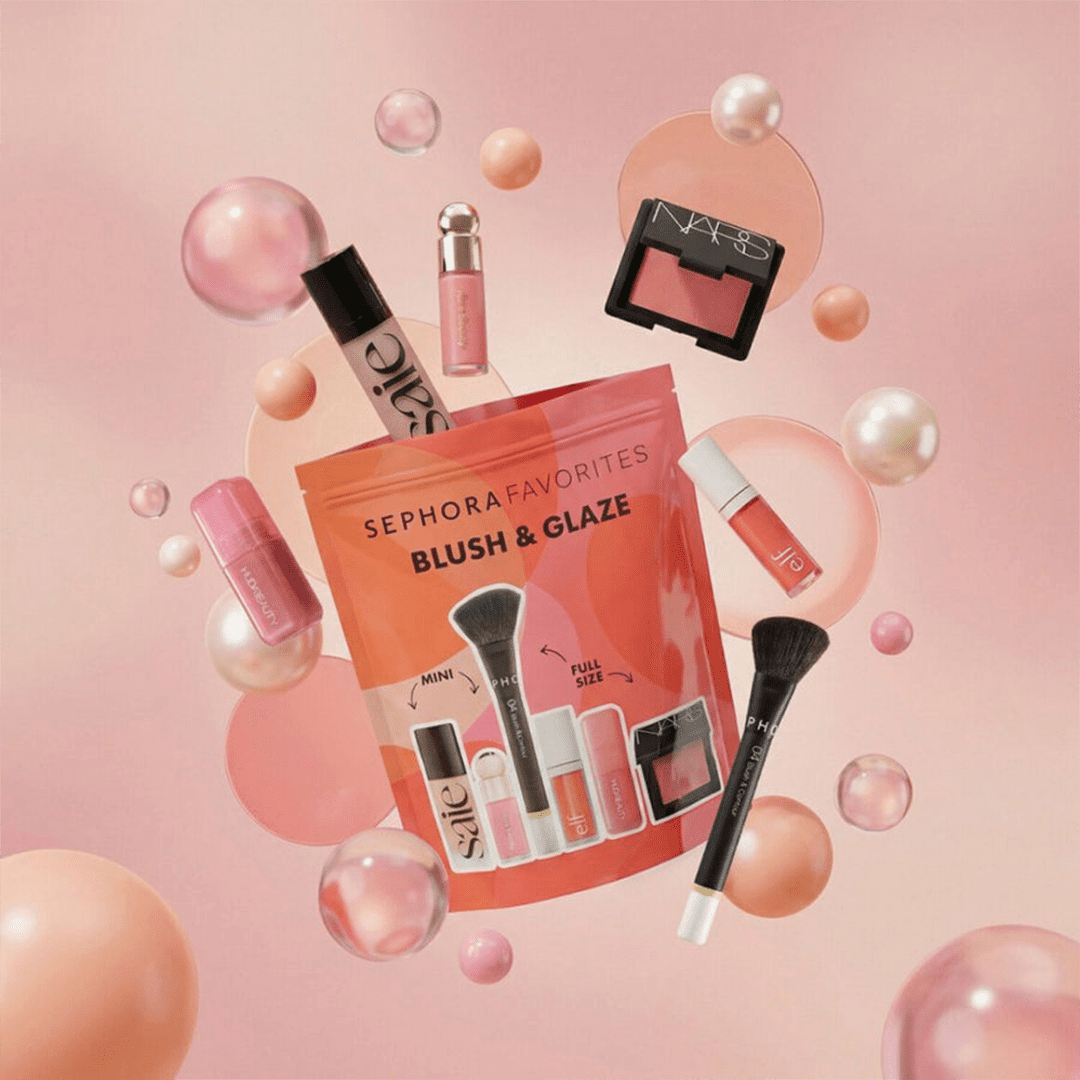 Sephora Favorites Blush & Glaze - 6Pcs Makeup Set - XOXO cosmetics
