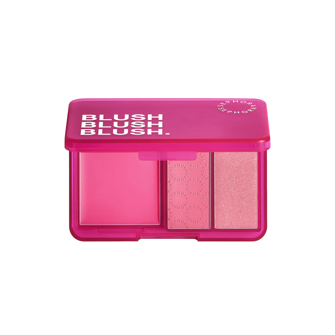 Sephora Palette Blush Blush Blush Trio Of Blushes Blush - XOXO cosmetics