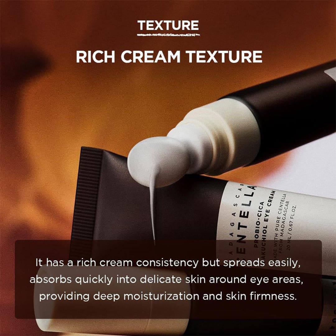 Skin1004 Madagascar Centella Probio-Cica Bakuchiol Eye Cream - 20ml Eye Care - XOXO cosmetics