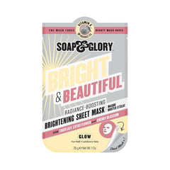 Soap & Glory Bright & Beautiful Brightening Sheet Face Mask Face Mask - XOXO cosmetics