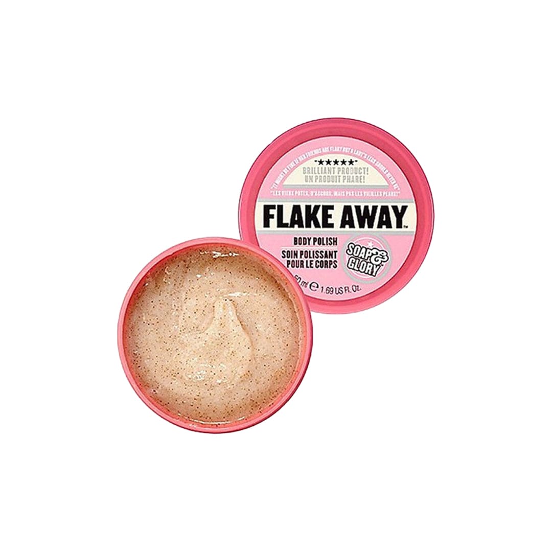 Soap & Glory Original Pink Flake Away Body Polish - 50ml Body Scrub - XOXO cosmetics